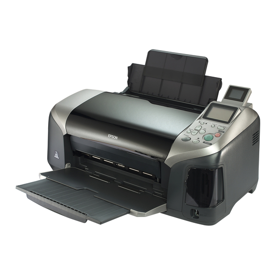 Epson R320 - Stylus Photo Color Inkjet Printer Manuals