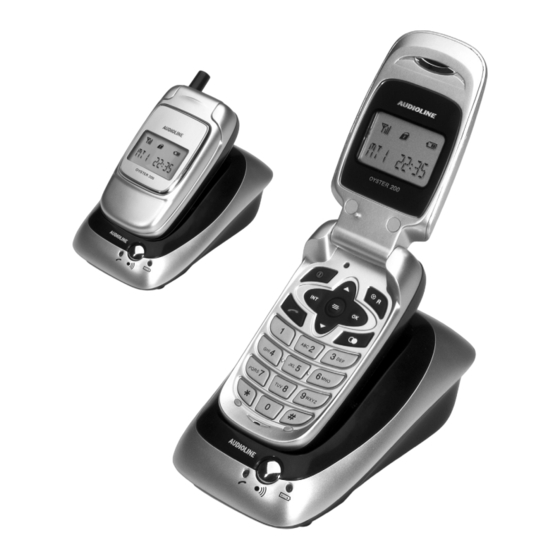 User Manuals: Audioline Oyster200 Phone Battery