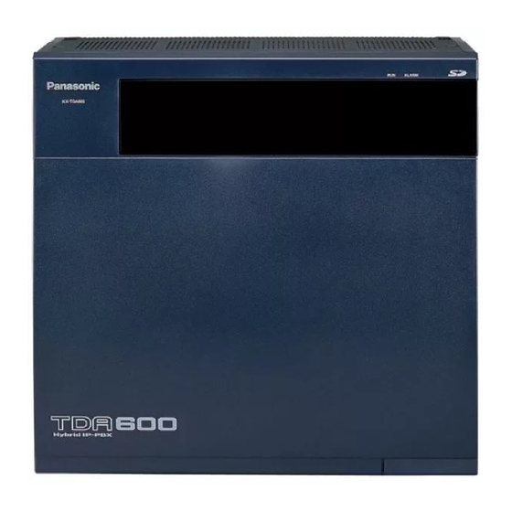 Panasonic KX-TDA50 Operating Manual