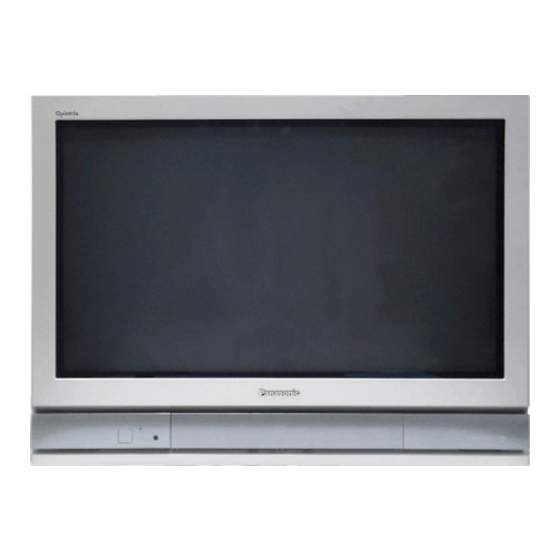 Panasonic TX-32PG30 Service Manual