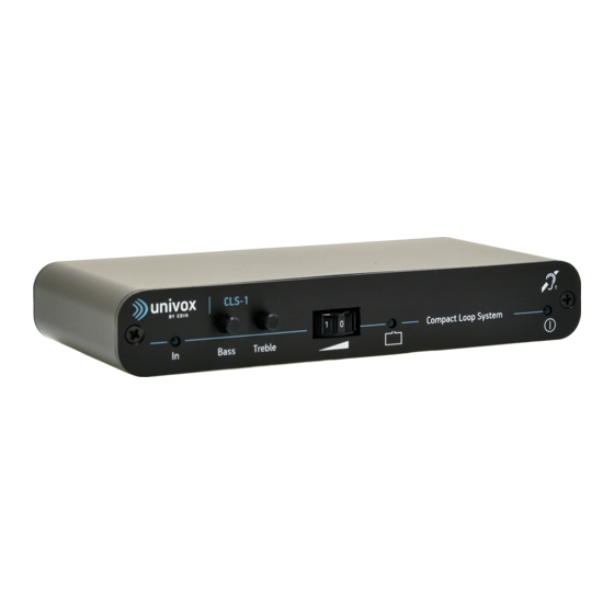 Univox CLS-1 User Manual