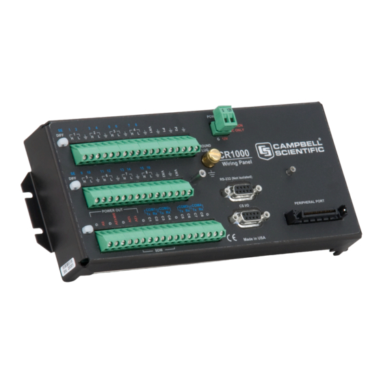 Campbell CR1000 Operator's Manual