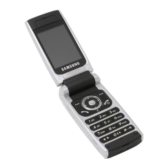 Samsung SGH-P850 Manuals