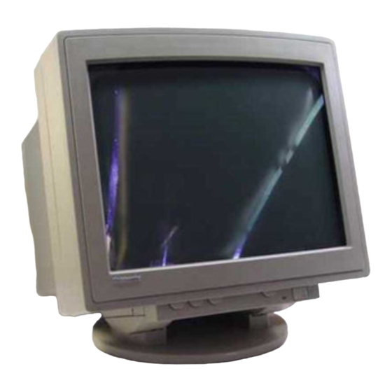 Sony TRINITRON GDM-1601 Display Monitor Manuals