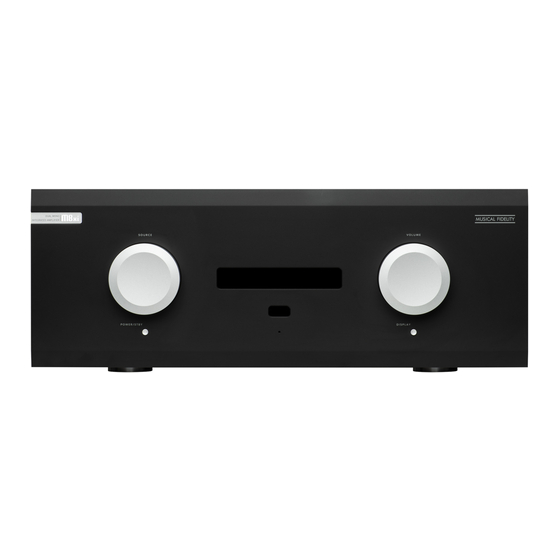 Musical Fidelity M8 Series Installation Manual