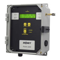 ENMET ProAir 2200 Operation And Maintenance Menu