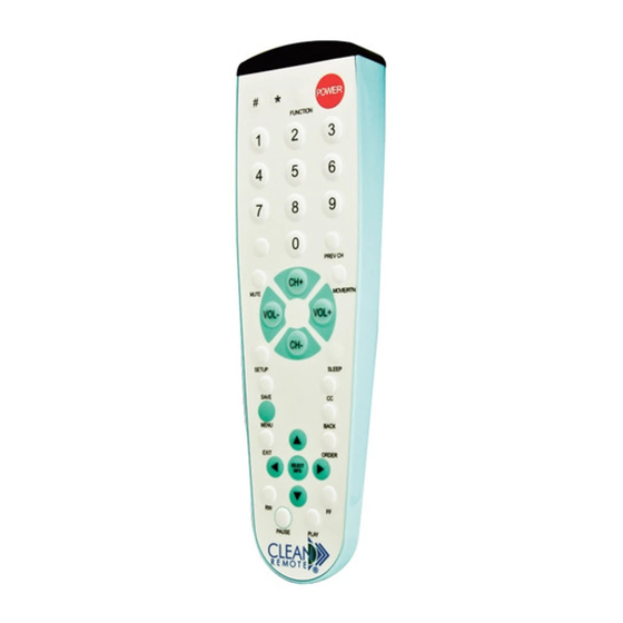 CLEAN REMOTE CR2M INSTRUCTIONS Pdf Download ManualsLib