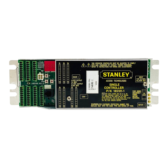STANLEY PRO MC521 INSTALLATION AND OPERATION MANUAL Pdf Download