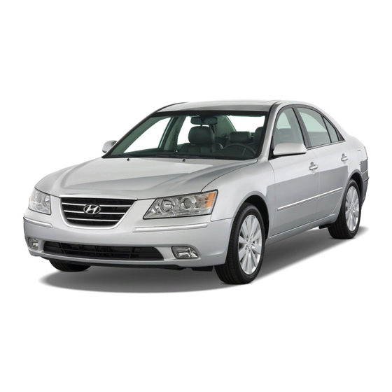 HYUNDAI SONATA 2009 QUICK REFERENCE MANUAL Pdf Download ManualsLib