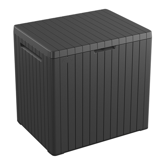 KETER CITY 113L ASSEMBLY INSTRUCTIONS Pdf Download ManualsLib