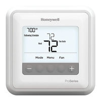 Honeywell home TH4210U2002 Manuals | ManualsLib