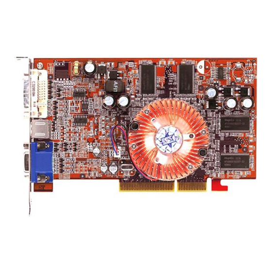 MSI RX9600XT-TD128 Quick Installation Manual