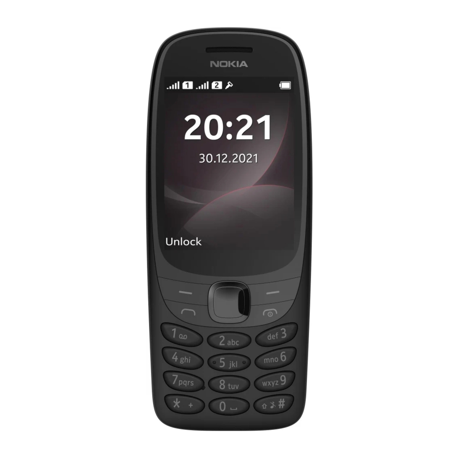 Nokia 6310 Support Manual