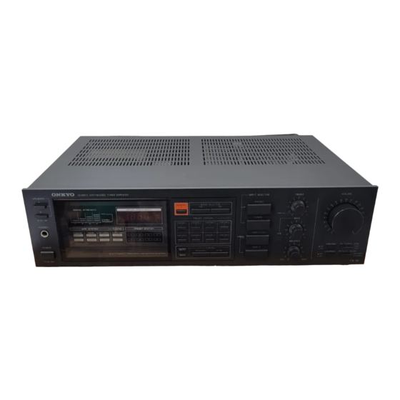 Onkyo TX-26 Instruction Manual