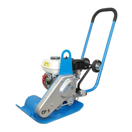 Weber mt CF 1-II Hd Operating And Maintenance Manual