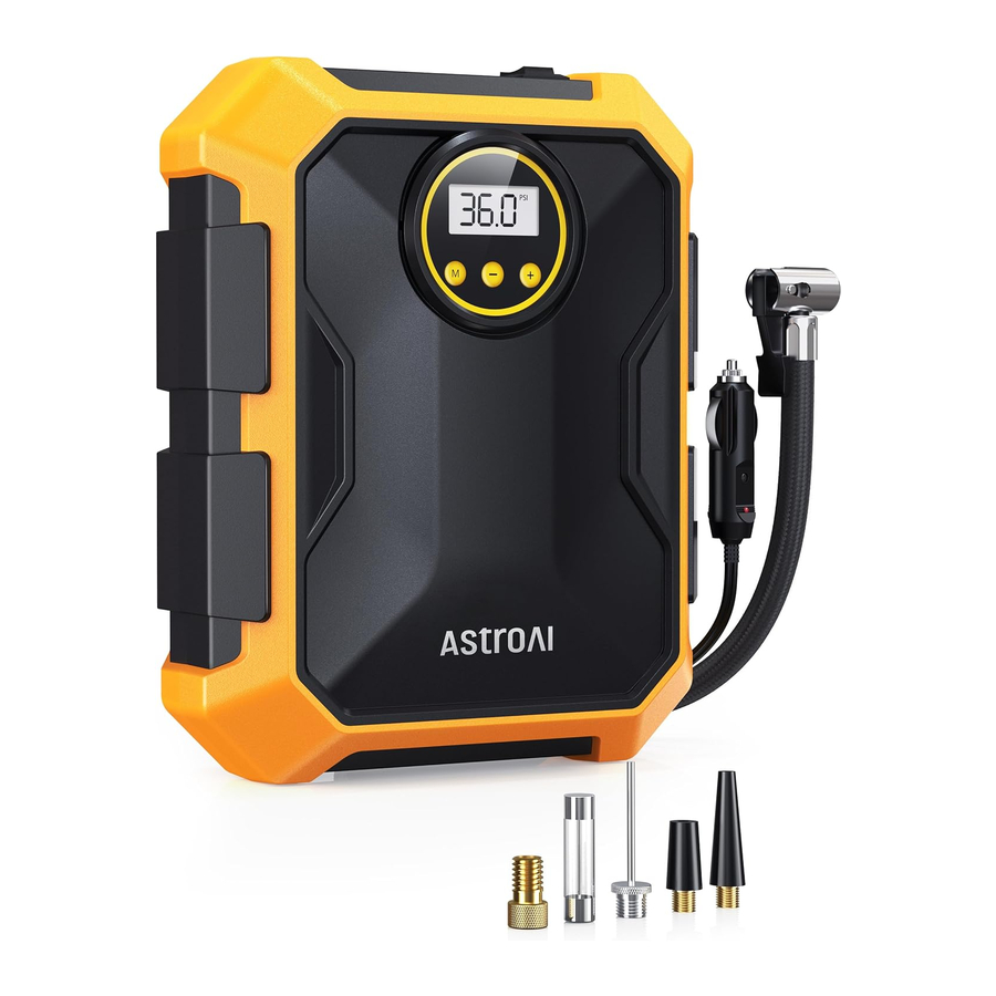 AstroAI CZK-3674 - CAR AIR PUMP 100 PSI Portable Air Compressor Manual