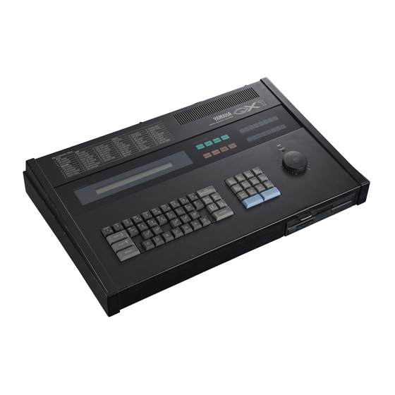Yamaha QX1 Operating Manual