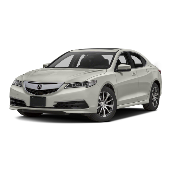 Acura 2016 TLX Owner's Manual