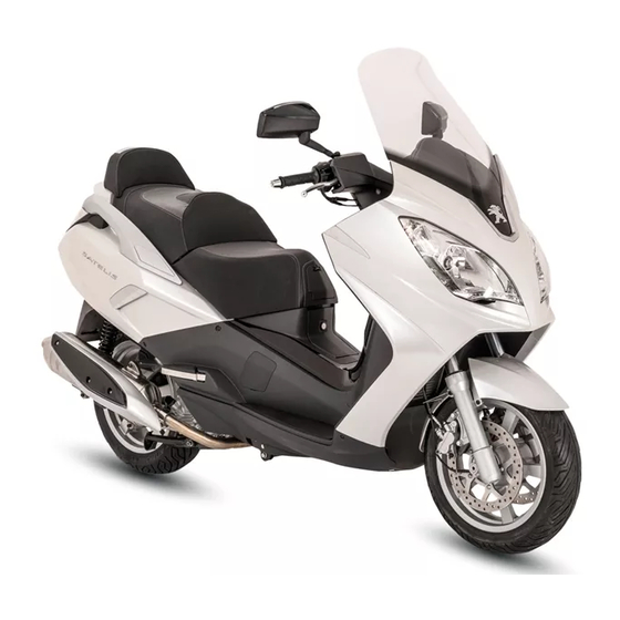PEUGEOT Satelis 400 Workshop Manual