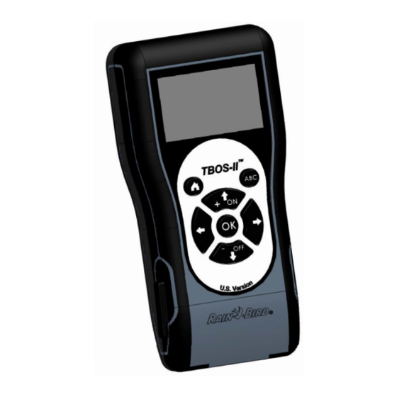 Rain Bird TBOS-II User Manual