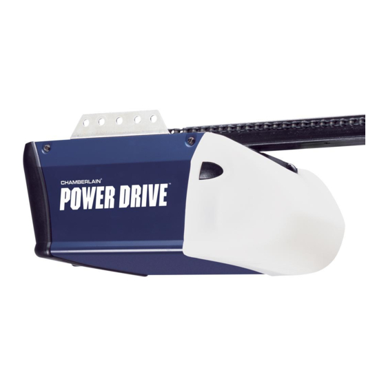 CHAMBERLAIN POWER DRIVE PD300 MANUAL Pdf Download ManualsLib