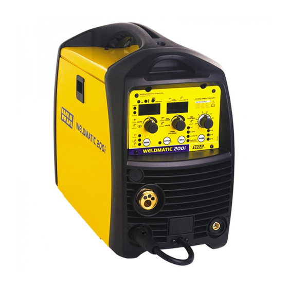 WIA WELDMATIC 200I OPERATOR'S MANUAL Pdf Download | ManualsLib