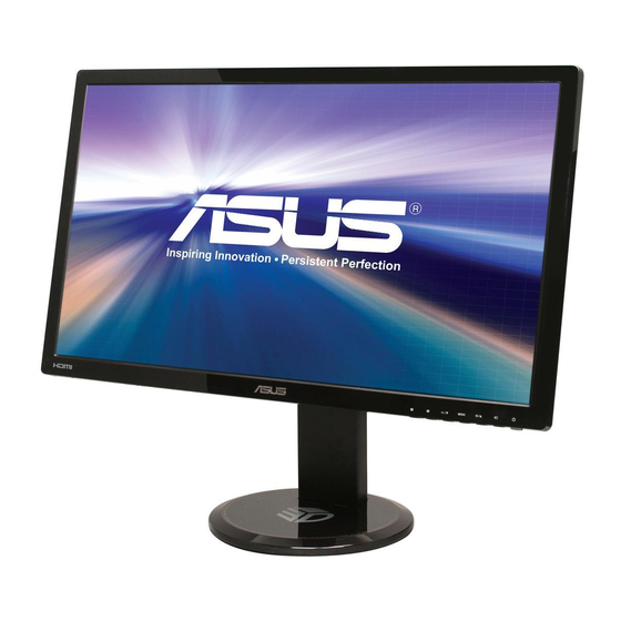 Asus Vg278 Series User Manual Pdf Download Manualslib