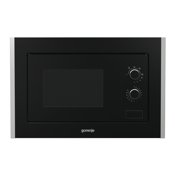 GORENJE BM171E2XG MANUAL Pdf Download ManualsLib