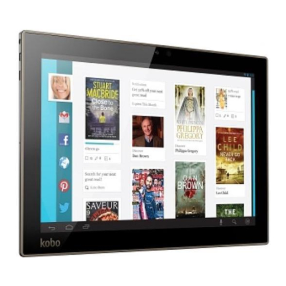 KOBO K110 QUICK USER MANUAL Pdf Download ManualsLib