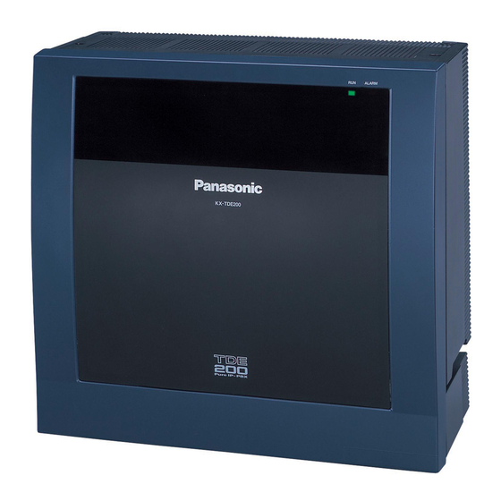 Panasonic KX-TDE200NZ User Manual