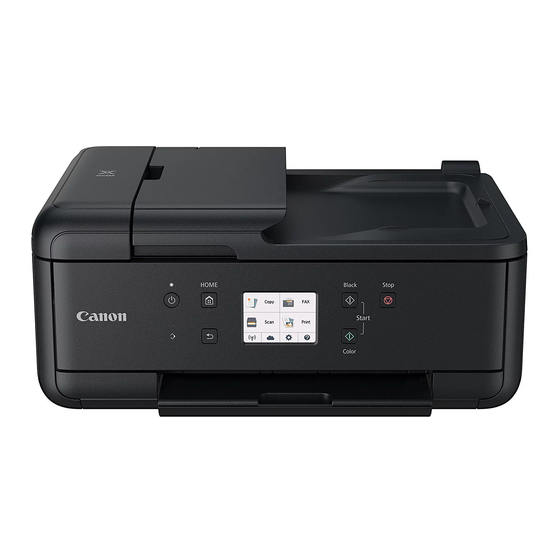 Canon Pixma Tr7520 Getting Started Pdf Download Manualslib 6086