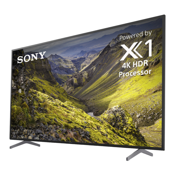 sony-bravia-xbr-85x81ch-reference-manual-pdf-download-manualslib