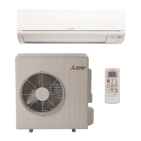 Air Filter; Front Panel - Mitsubishi Electric MSZ-WR24NA Operating  Instructions Manual [Page 8] | ManualsLib