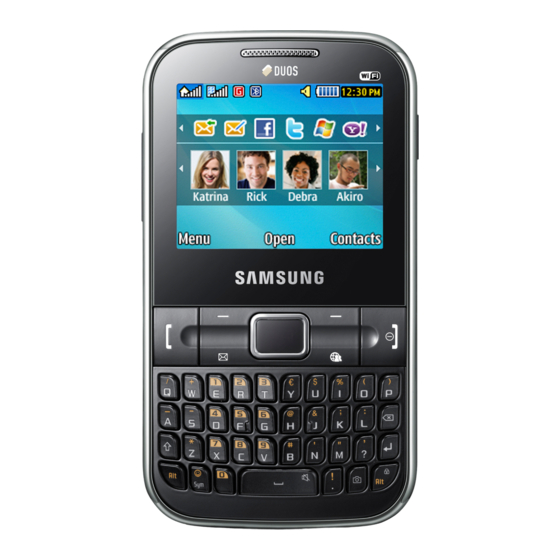 Samsung Gt-c3222 User Manual Pdf Download 