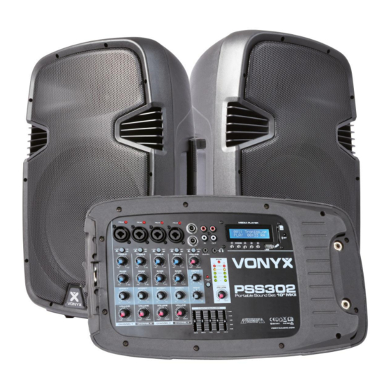 Vonyx PSS302 Manuals