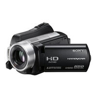 Sony Handycam HDR-SR10E Manual