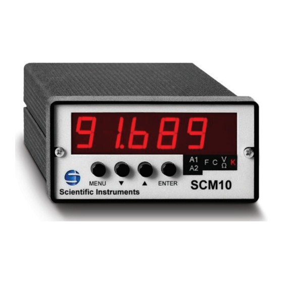SCIENTIFIC INSTRUMENTS SCM10 Manual