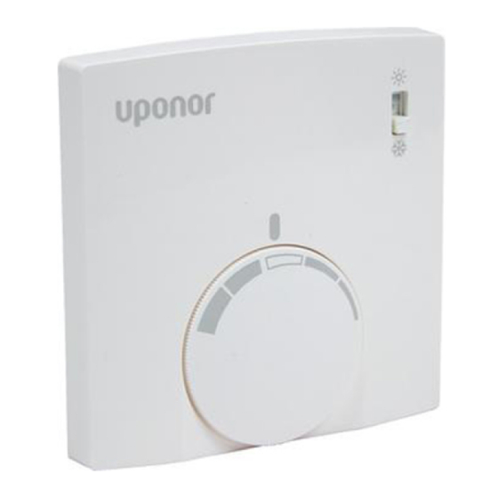 Uponor T-25 Quick Manual