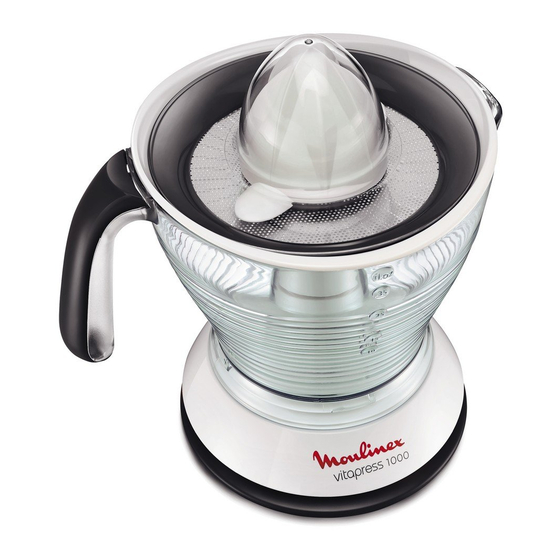 Moulinex Vitapress 1000 Manual