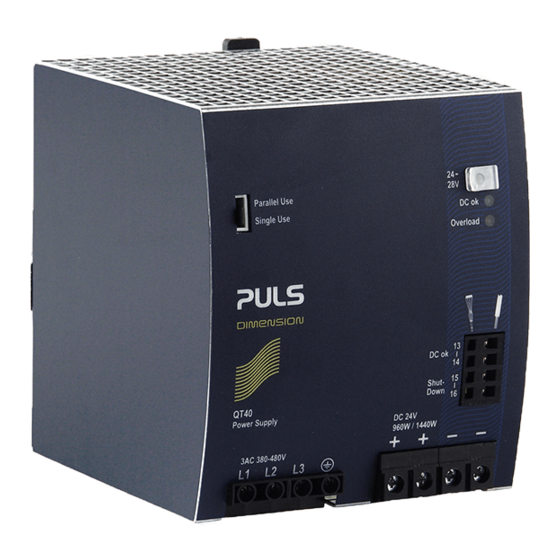 Puls QT40.241 Installation Manual