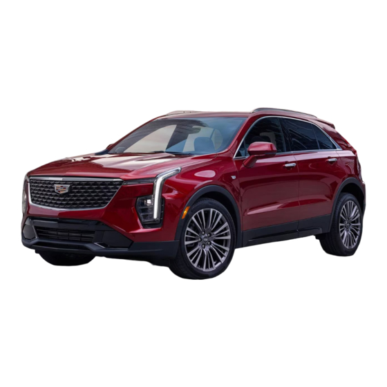 Cadillac XT4 2024 Convenience/Personalization Manual