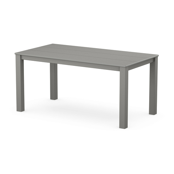 Polywood DT3464-T14 Assembly Instructions