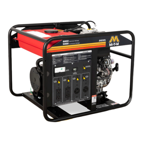 Mi-T-M GEN-6000-1MKD Operator's Manual