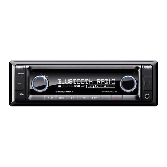 Blaupunkt San Francisco 320 Operating And Installation Manual