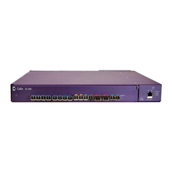 Calix E5-400 Network Router Manuals