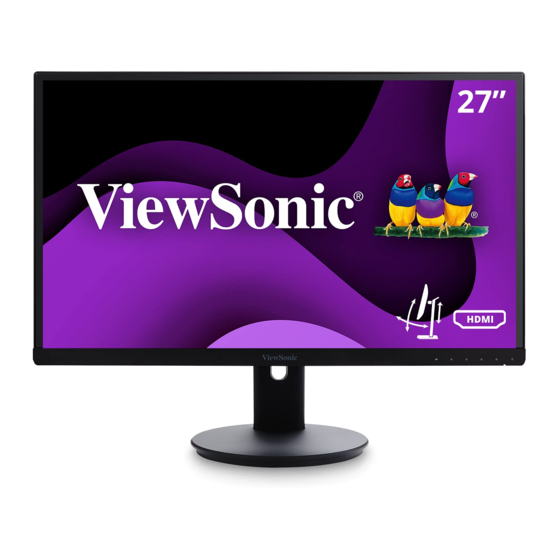 VIEWSONIC VG2753 USER MANUAL Pdf Download ManualsLib