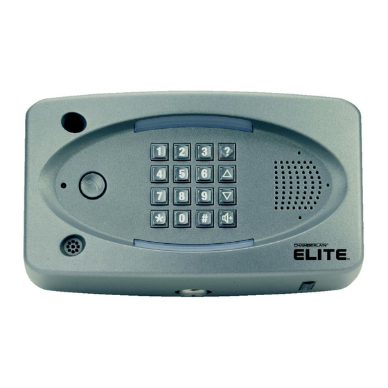 CHAMBERLAIN ELITE EL25N INSTALLATION MANUAL Pdf Download ManualsLib