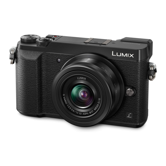 PANASONIC LUMIX DMC-GX85K BASIC OPERATING INSTRUCTIONS MANUAL Pdf ...