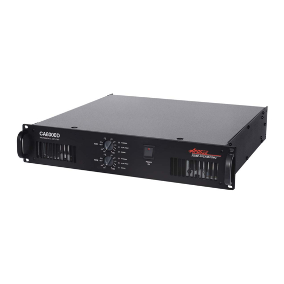 APOGEE SOUND CA8000DEC USER INSTRUCTION MANUAL Pdf Download ManualsLib