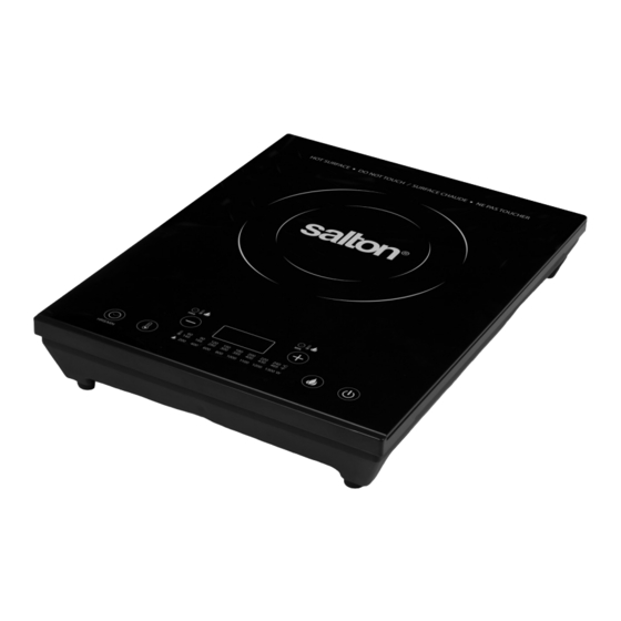 Salton HP1940 Portable Cooktop Single - Black